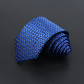 Gravata Azul Royal Quadriculada
